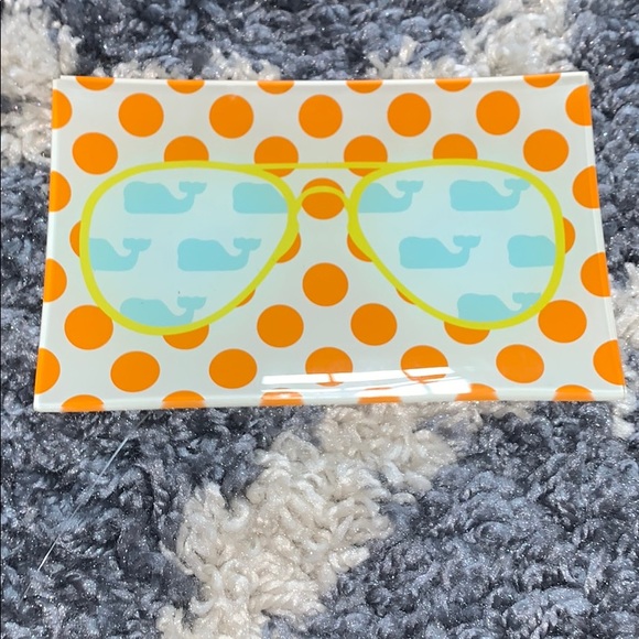 Vineyard Vines Glass Decor Plate - Picture 1 of 3